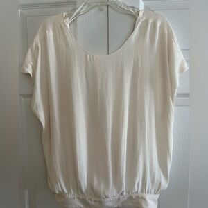 Anthropologie NWT Elegant Cream Women's Top